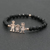 Pink Quartz Stone Bracelets for Couples Lover's Pulseira Jewelry Gift