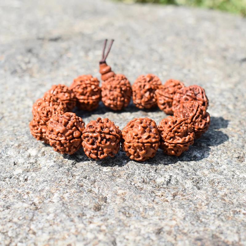 Classic 18 Type Rudraksha Beads Men Bracelet