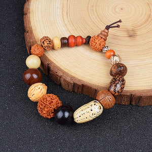 Classic 18 Type Rudraksha Beads Men Bracelet