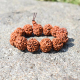 Classic 18 Type Rudraksha Beads Men Bracelet