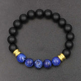 10mm Lapis Lazuli Stone Beads Yoga Bracelet