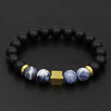 10mm Lapis Lazuli Stone Beads Yoga Bracelet