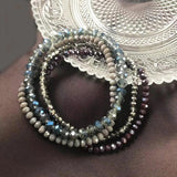Women Beaded Crystal Multi-layer Bracelet