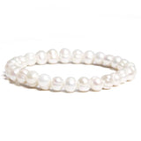 Natural Pink Freshwater Pearl Bracelet for Women