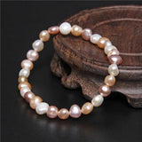 Natural Pink Freshwater Pearl Bracelet for Women