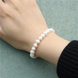 Natural Pink Freshwater Pearl Bracelet for Women