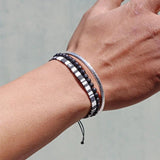 Bohemia Geometric Braided Bracelet Ethnic Bangles Jewelry Gift