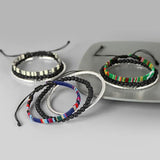 Bohemia Geometric Braided Bracelet Ethnic Bangles Jewelry Gift