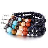 Solar System Universe Yoga Bracelet 9 Planets Stone Beads Men Women Jewelry