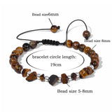 Apatite Stone Bracelet Silver Beads Chip Stone Opal Jewelry