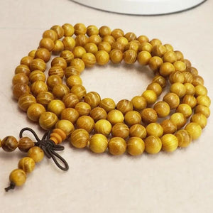 Natural Wood Sandalwood Beads Bracelet for Men Women
