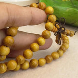 Natural Wood Sandalwood Beads Bracelet for Men Women