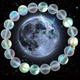 Mermaid Glass Crystal Moonstone Bracelet Multicolor Shining Stone Charm