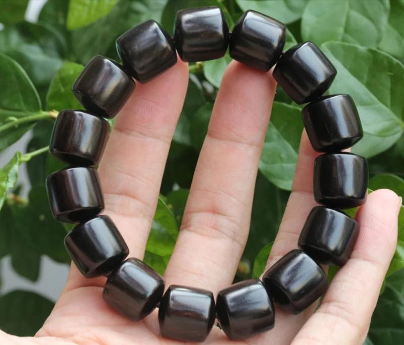 Wooden Tibetan Prayer Beads Meditation Bracelet 15mm