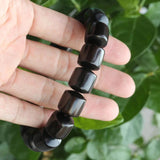 Wooden Tibetan Prayer Beads Meditation Bracelet 15mm