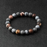 Galaxy Solar System Bracelet Men Nine Planets Natural Stone Stars Earth Moon