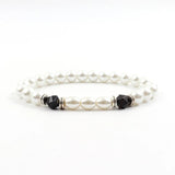 Double Tube Charm Men Bracelet 8mm Tiger Eye Stone Bead Men's Gift