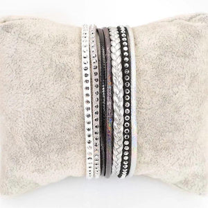 Miasol Brazilian Magnetic Wrap Multilayers Straps Bracelet