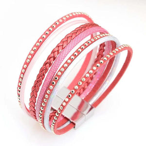 Miasol Brazilian Magnetic Wrap Multilayers Straps Bracelet