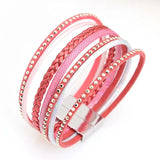 Miasol Brazilian Magnetic Wrap Multilayers Straps Bracelet