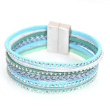 Miasol Brazilian Magnetic Wrap Multilayers Straps Bracelet