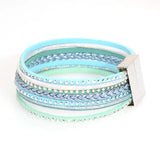 Miasol Brazilian Magnetic Wrap Multilayers Straps Bracelet