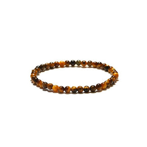 Indian Agate Cat Eye Stone Bracelet Elastic Bangle Men Women Yoga Jewelry