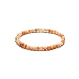 Indian Agate Cat Eye Stone Bracelet Elastic Bangle Men Women Yoga Jewelry