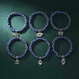 Evil Eye Lucky Beaded Bracelet Owl Elephant Turtle Bangle Chain