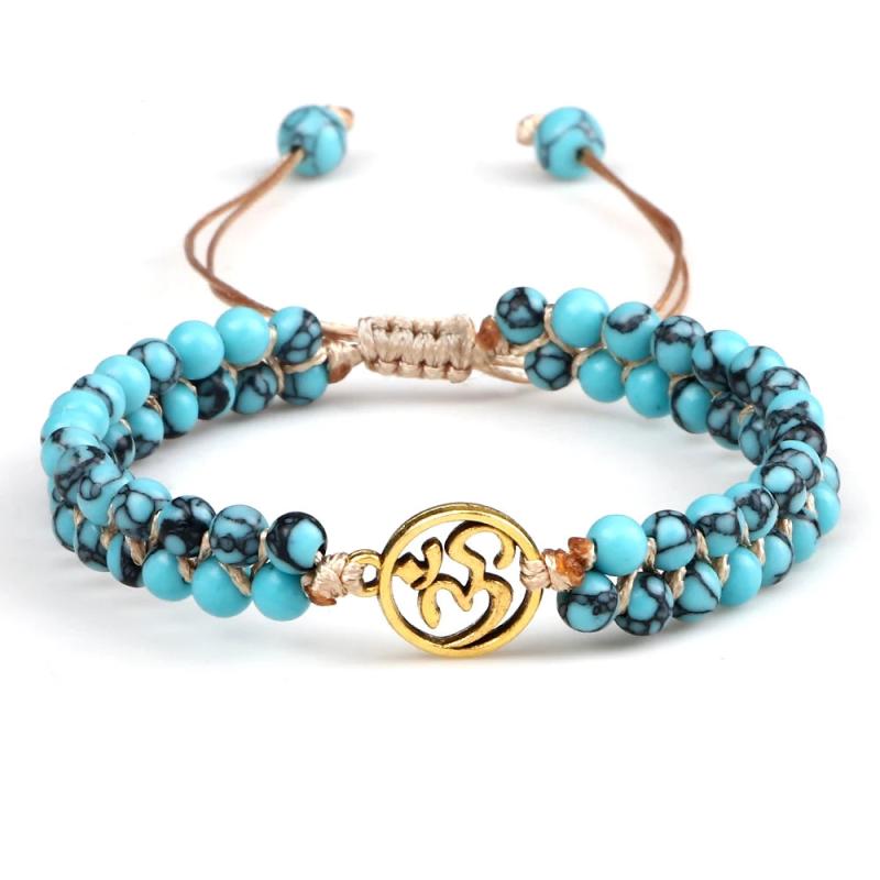 Tree of Life Charm Bracelets Natural Stone Beads Healing Yoga Bracelet