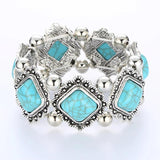 Boho Stretch Bracelet Beads Elastic Vintage Statement Jewelry