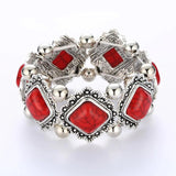 Boho Stretch Bracelet Beads Elastic Vintage Statement Jewelry