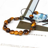 Natural Stone Bracelet Amethyst Aquamarine Rose Quartz Women Wristband Jewelry