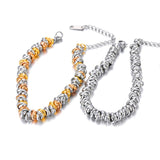Stainless Steel Beaded Bracelets Jewelry For Women Girls