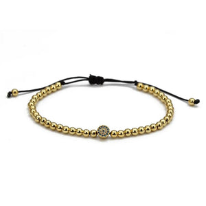 Lucky Eye Micro Pave Evil Eye Charm Bracelet