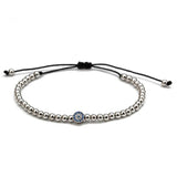 Lucky Eye Micro Pave Evil Eye Charm Bracelet
