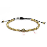 Lucky Eye Micro Pave Evil Eye Charm Bracelet