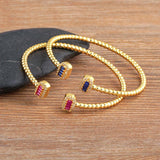 Crystal Charm Cuff Bracelet Fine Jewelry