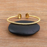 Crystal Charm Cuff Bracelet Fine Jewelry