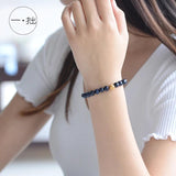Natural Sandstone Beads Bracelet Charm Strand Bracelets For Men Women