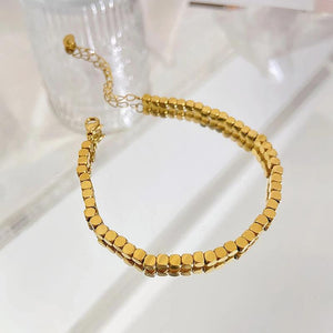 WILD & 14K Gold-Plated Stainless Steel Bracelet for Women
