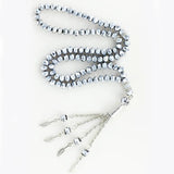 Muslim Prayer Rosary Bracelets - Crystal Glass Beads Bracelets with Rhinestones