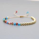 Evil Eye Bracelet Boho Beaded Lucky Jewelry