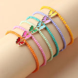 Boho Colorful Beads Butterfly Pendant Bracelet