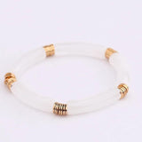 Acrylic Bamboo Tube Women Bracelet BC388