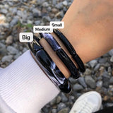Acrylic Bamboo Tube Women Bracelet BC388