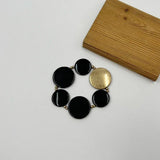 Boho Acrylic&CCB Beads Elastic Bracelets Women