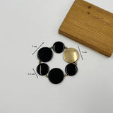 Boho Acrylic&CCB Beads Elastic Bracelets Women