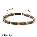 5A Natural Stone Amethyst Agate Bead Bracelet Adjustable Gemstone Wristband