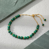 Natural Stone Stainless Steel 18K Bracelet Accessories